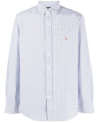 Polo Ralph Lauren - Baumwollkariertes besticktes hemd - Lyst