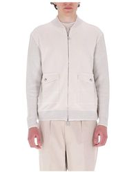 Eleventy - Truien & Vesten ,Wit ,Cardigan - Lyst