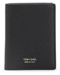 Tom Ford - Porta carte pieghevole in pelle morbida - Lyst