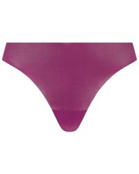 Chantelle - Ondergoed ,Paars ,Nylon Pulpies Thong - Lyst