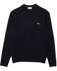 Lacoste - Round-Neck Knitwear - Lyst