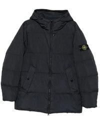 Stone Island - Logo Nylon Blouson Jas - Lyst