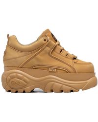 Buffalo - Schoenen ,Suède Nubuck Leren Veters Rubberen Zool Schoen - Lyst