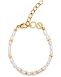 Nialaya - Wo beaded bracelet with pearl - Lyst