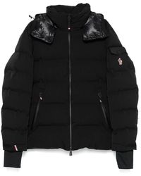 Moncler - Grenoble Montgetech Zwarte Jas - Lyst