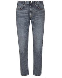 Eleventy - Stretch Denim 5-Pocket Hose - Lyst