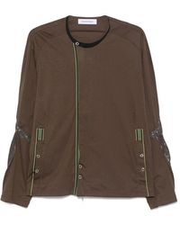 Kiko Kostadinov - Braune Erde Front-Zip Oberbekleidung - Lyst