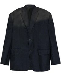 Balenciaga - Faded Tailored Jacket Large Fit - Lyst