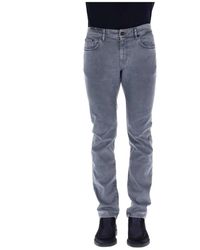 PT Torino - Stretch Denim Jack Met Suède Label - Lyst