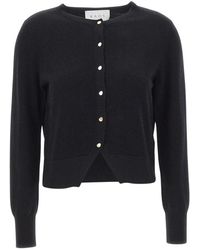 Kaos - Truien & Vesten ,Zwart ,Wol Wol Cardigan - Lyst