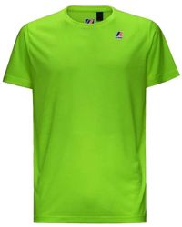 K-Way - Logo Plain T-Shirt - Lyst