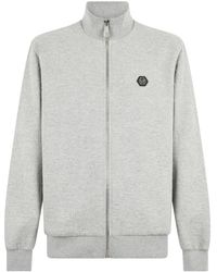 Philipp Plein - Hoodies & Sweatvesten ,Grijs ,Zip-Throughs - Lyst