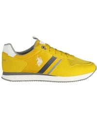 U.S. POLO ASSN. - Gelber Herren Sneaker Aus Polyester Und Polyethylen - Lyst