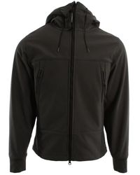 C.P. Company - Hoodies & Sweatvesten ,Grijs ,Katoen Shell-R Hooded Jacket - Lyst