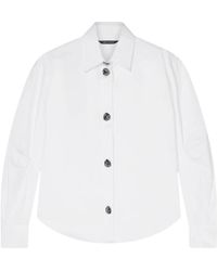 ARMANI EXCHANGE - Overhemden ,Wit ,Katoen Overhemden Wit - Lyst