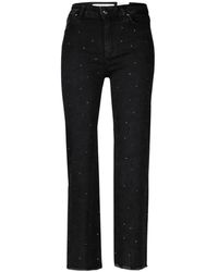 Silvian Heach - Cropped Slim-fit Jeans - Lyst