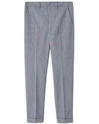 Liu Jo - Karierte cropped hose grau - Lyst