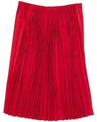 Comme des Garçons - Geplooide Midi Rok - Lyst