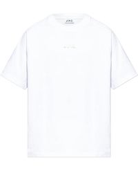 A.P.C. - Tops ,Wit ,T-Shirts - Lyst