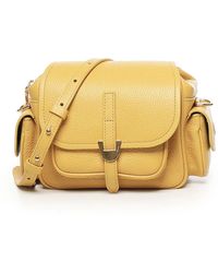 Coccinelle - Gelbe Schultertasche Mit Klappenverschluss - Lyst