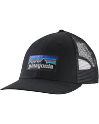 Patagonia - Cappello trucker nero con logo - Lyst