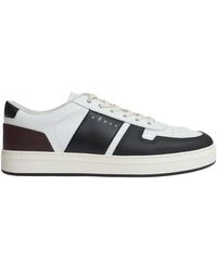 Hogan - Schoenen ,Blauw ,Suède Blauwe Suède Sneakers Met Leren Inzetstukken - Lyst