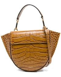 Wandler - Bruin Leren Crossbody Tas - Lyst
