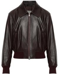 Ami Paris - Leather Jackets - Lyst