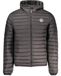 North Sails - Jassen ,Zwart ,Polyester Jacket Met Lange Mouwen En Capuchon - Lyst