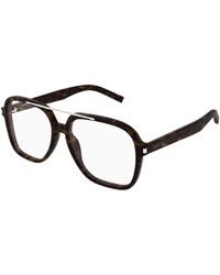 Saint Laurent - Quadratische Optische Fassung - Lyst