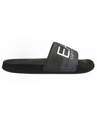 EA7 - Schwarze Flip Flops & Slider - Lyst