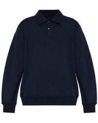 Samsøe & Samsøe - Tops ,Blauw ,Katoen Samarcel Polo Shirt - Lyst