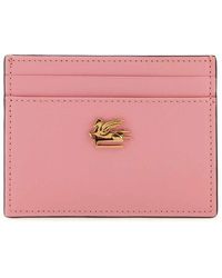 Etro - Tarjetero con placa Pegaso - Lyst