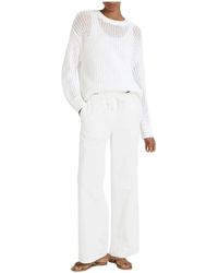 Juvia - Broeken ,Wit ,Denim Pantalón 831 25 331 - Lyst