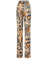 Roberto Cavalli - Straight Trousers - Lyst