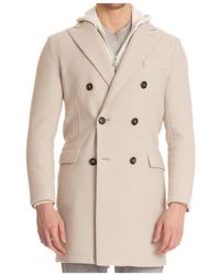 Eleventy - Double-Breasted Coats - Lyst