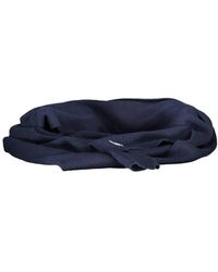 North Sails - Blauer Herrenschal Mit Logo-Applikation - Lyst