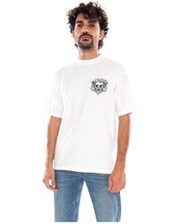 Vans - Tops ,Wit ,Katoen Blaze Head Ss Tee - Lyst