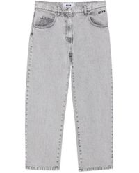 MSGM - Straight Jeans - Lyst