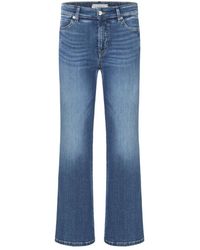 Cambio - Jeans ,Blauw ,Denim Bootcut Jeans - Lyst