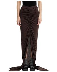 Rick Owens - Poppy Maxi Rok - Lyst