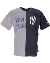 KTZ - Yankees grafik tee storm grau/navy - Lyst