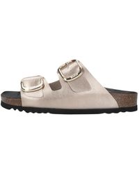 Scholl - Metallic Taupe Slippers Noelle - Lyst