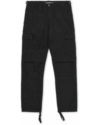 Iuter Cargo Jogger Ripstop black trousers - Schwarz