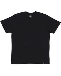 '47 - Tops ,Zwart ,Katoen Base Runner Emb Echo Tee Neyyan - Lyst