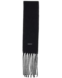Patou - Wool Blend Long Fringe Scarf - Lyst