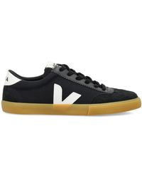 Veja - Negro blanco volley sneakers natural - Lyst