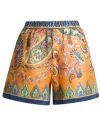 Etro - Casual Shorts - Lyst