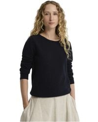 Barbour - Truien & Vesten ,Blauw ,Katoen Pendle Crew Knit - Lyst
