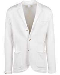 Eleventy - Jassen ,Wit ,Katoen Blazer - Lyst
